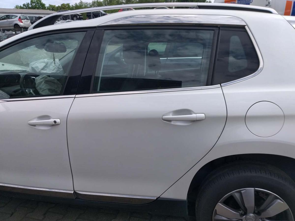 Peugeot 2008 original Tür hinten links KWE Weiß Rohbau ohne Scheibe Fensterheber Schloss Griff Bj.2014